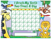 Color Brushing Chart - Pediatric Dentist in Memphis, TN